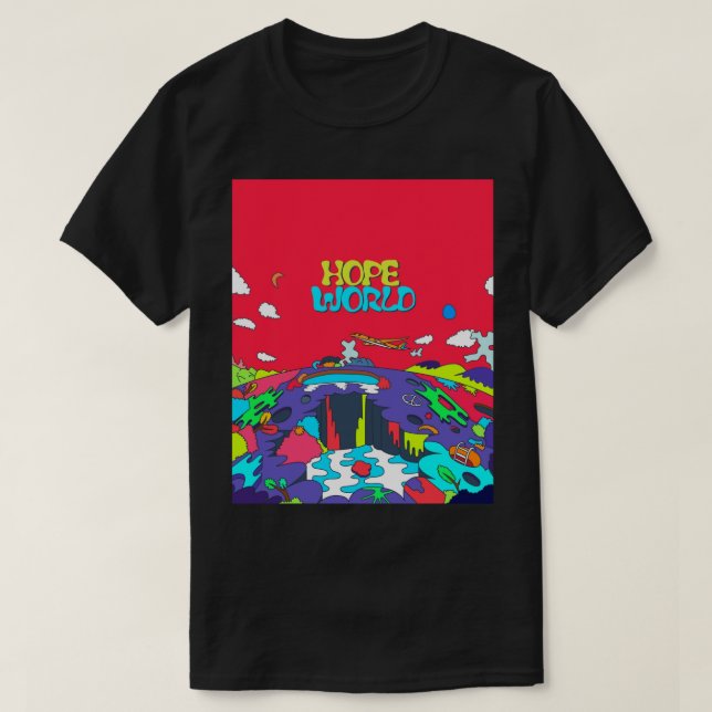 J-Hope World Album Art Graphic T-Shirt (Frente do Design)