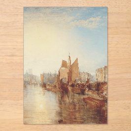 J.M.W. Turner: Porto de Dieppe Arte Romântica Refi
