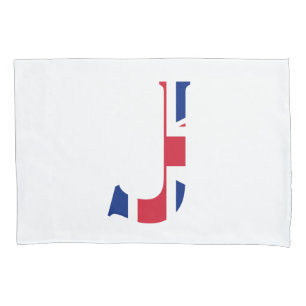 J Monograma sobreposto no comando Union Jack Flag