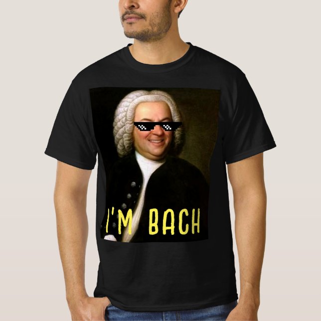 J.S. Bach Meme T-Shirt (Frente)