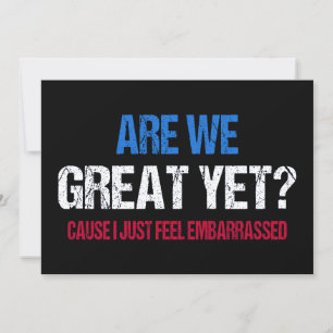 Já Estamos Excelentes? Eu só me sinto embaraçado I