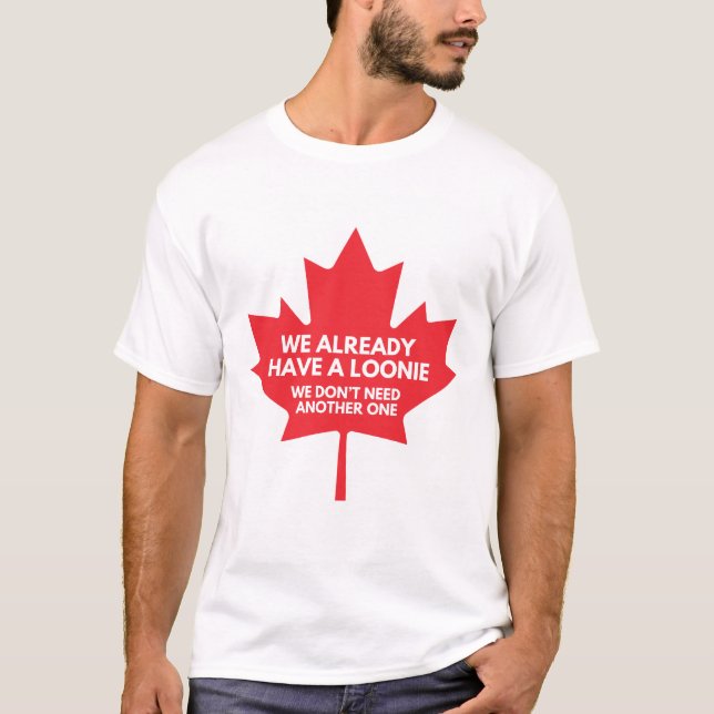 Já temos uma camiseta Loonie (Frente)