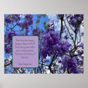 Jacaranda Purple Poster
