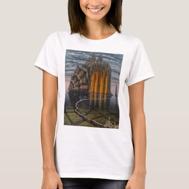 jacek yerka pintando T-Shirt (Frente)