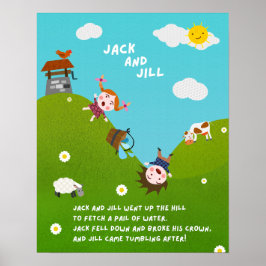 Jack and Jill Nursery Rhyme Classroom Poster