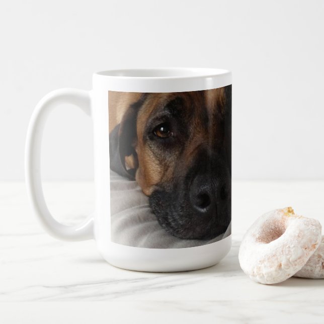Jack, caneca de café com o olho de um Ridgeback (Com Donut)
