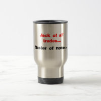 Jack de toda a caneca de viagem dos comércios