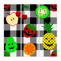 jack do'lantern fruta gingham