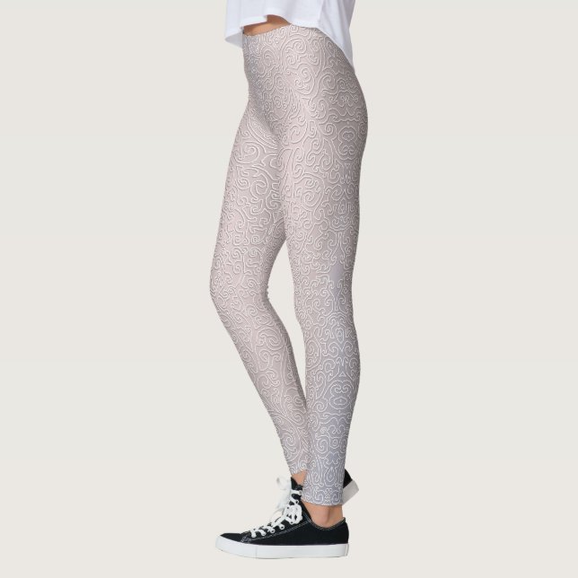 Jack Frost Leggings Calças de Impressão de rendas  (Esquerda)