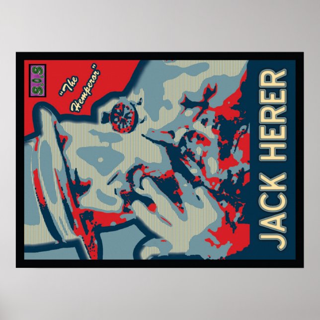 Jack Herer - SOS Poster 18x24 (Frente)