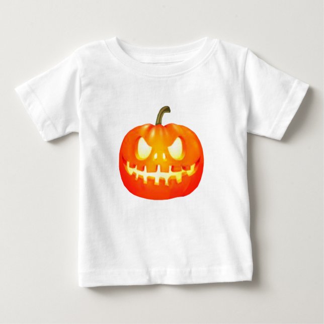 Jack-O-Lantern Baby T-Shirt (Frente)