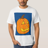 Jack o' Lantern Blue Mens - T-Shirt