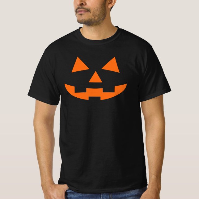 Jack O Lantern Pumpkin Face T-Shirt (Frente)