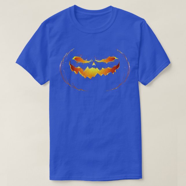 Jack o Lantern Pumpkin Halloween T-Shirt (Frente do Design)