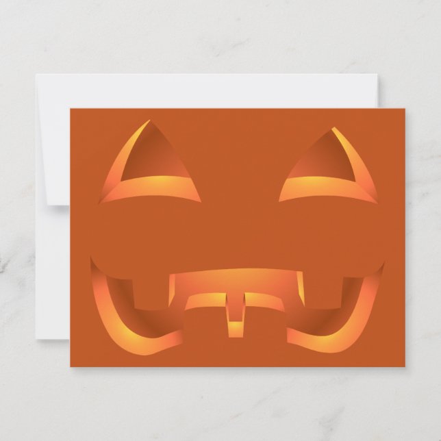 Jack-o-Lanterna convoca Cartões de Halloween Perso (Frente)
