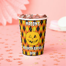 Jack ou lanterna do Halloween Argyle