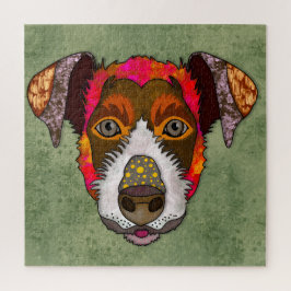 Jack Russell Terrier cara feia Quebra-cabeça do Ji