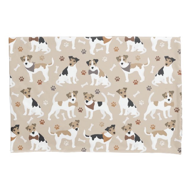 Jack Russell Terrier Paws e Ossos (Frente)