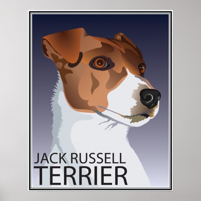 Jack Russell Terrier Poster (Frente)