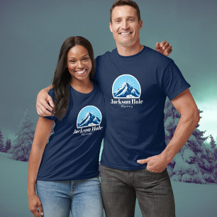 Jackson Hole Wyoming resort ski Mountain T-Shirt