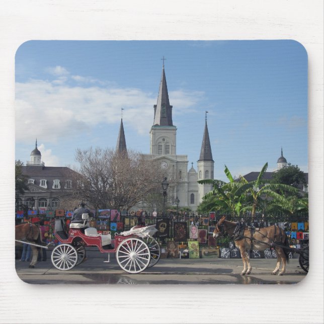 Jackson Orleans Quadrado-Novo Mousepad (Frente)