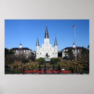Jackson Square, Nova Orleans Poster