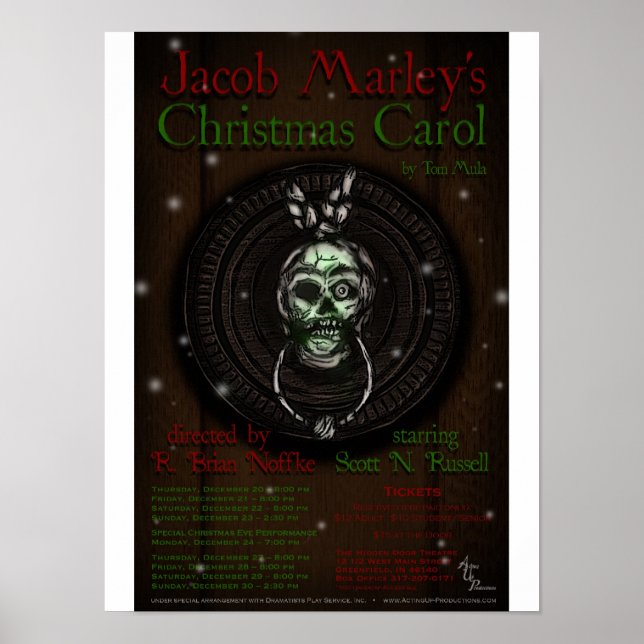 Jacob Marley's Christmas Carol Archive Show Poster (Frente)
