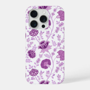 Jacobean Floral Big Pattern Pinks em Branco