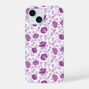 Jacobean Floral Repetir Padrão Pinks em Branco