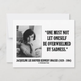 Jacqueline Kennedy Não É Esmagada Pela Tristeza