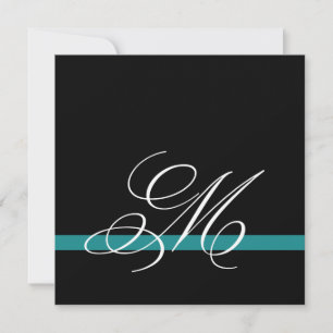 Jade de Convites para Casamento de Monogramas de S