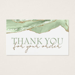 Jade green agate obrigado com desconto