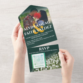 JADE GREEN WEDDING CONVITE