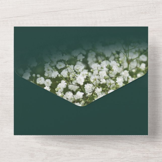 JADE GREEN WEDDING CONVITE (Verso)