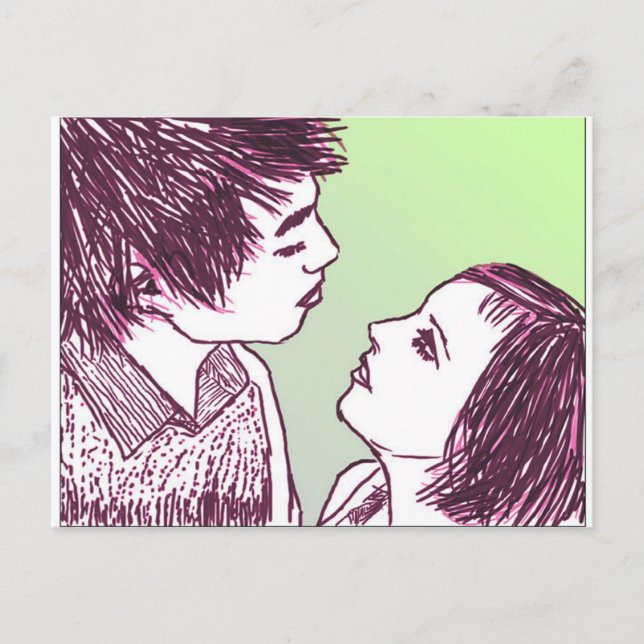 Jade & Novan | Cartão postal EL (Frente)