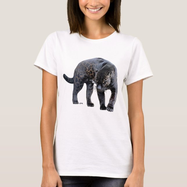 Jaguar Diablo - Camiseta feminina (Frente)
