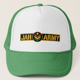 Jah Army - Reggae Rasta Roots - Boné de caminhonei