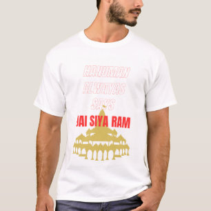 Jai Siya Ram - Camisa Espiritual Hindu   Ram Bhakt