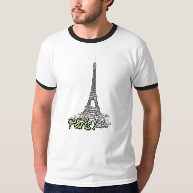 J'aime Paris! Camisa (Frente)