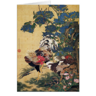 Jakuchu, cartões da arte