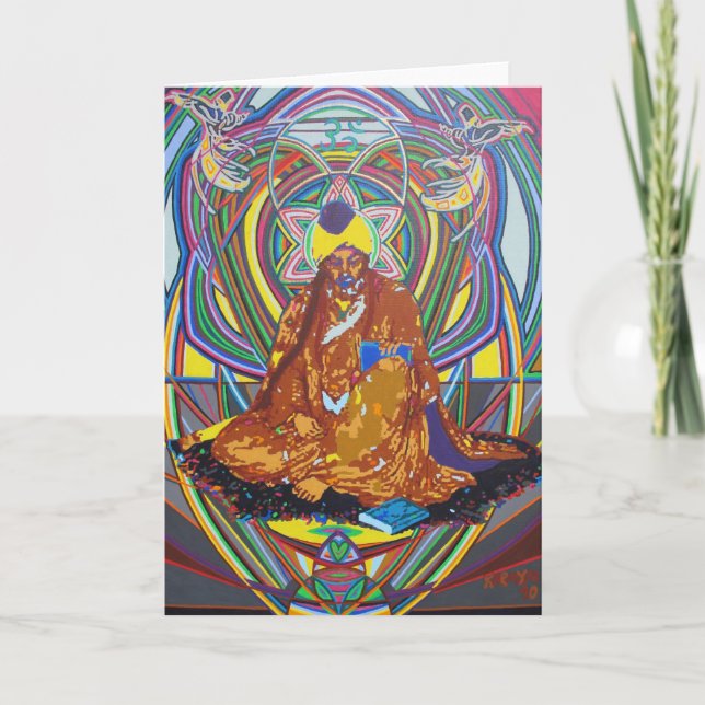 jalal ad-din rumi - 2010 como cartão de saudação (Frente)