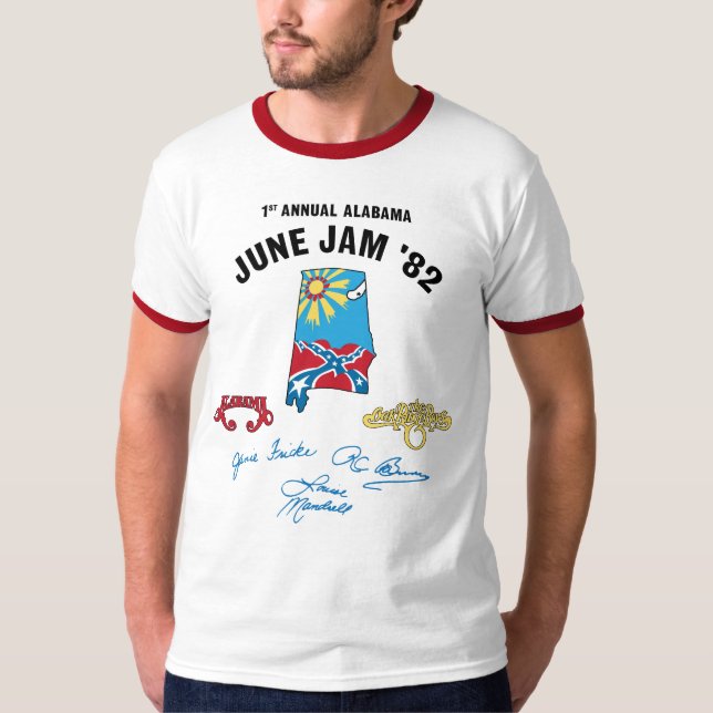 Jam Vintage Ringer T-Shirt 1982 (Frente)
