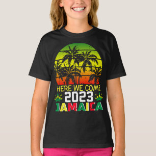 Jamaica 2023 Aqui Vemos Menina T-Shirt