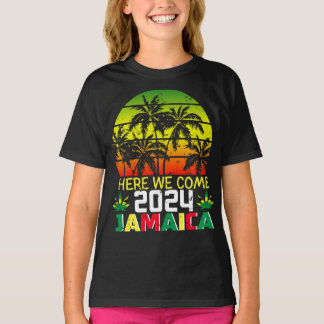 Jamaica 2024 Aqui Vemos Menina T-Shirt
