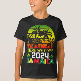 Jamaica 2024 Aqui Vimos T-Shirt Rapaz