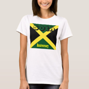 Jamaica 50.º aniversário - t-shirts femininas
