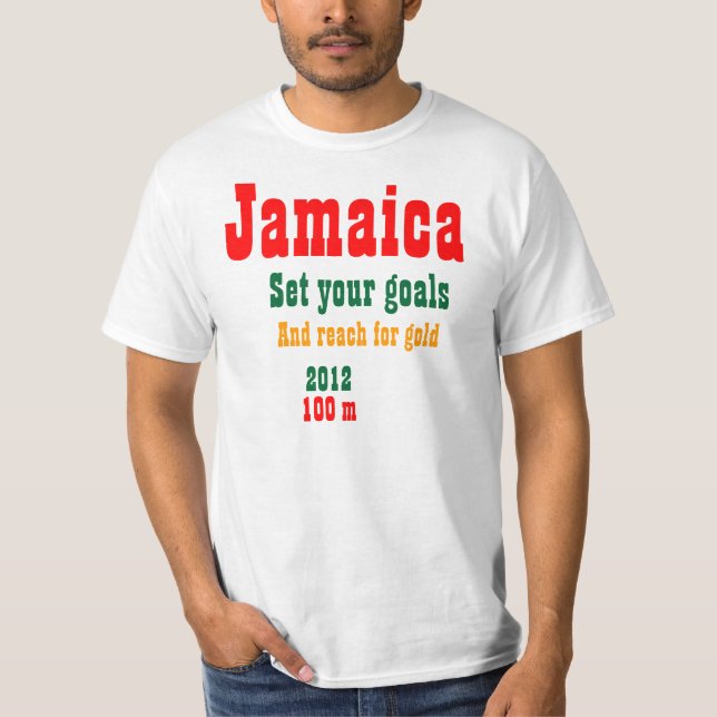 Jamaica define suas t-shirts com objetivos (Frente)