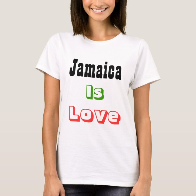 jamaica é camiseta de amor (Frente)