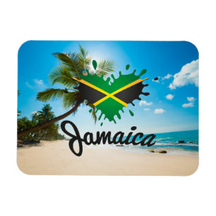 Jamaica Flag Islândia - Proud Jamaicans íman -