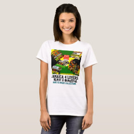 JAMAICA PARA AMANTES. Camiseta Feminina Básica